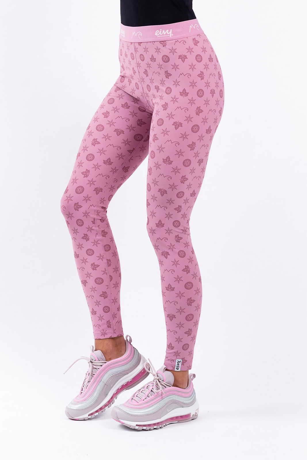Icecold Tights Monogram Dusty Eivy Icecold Tights Monogram Dusty Monogramm Dusty
