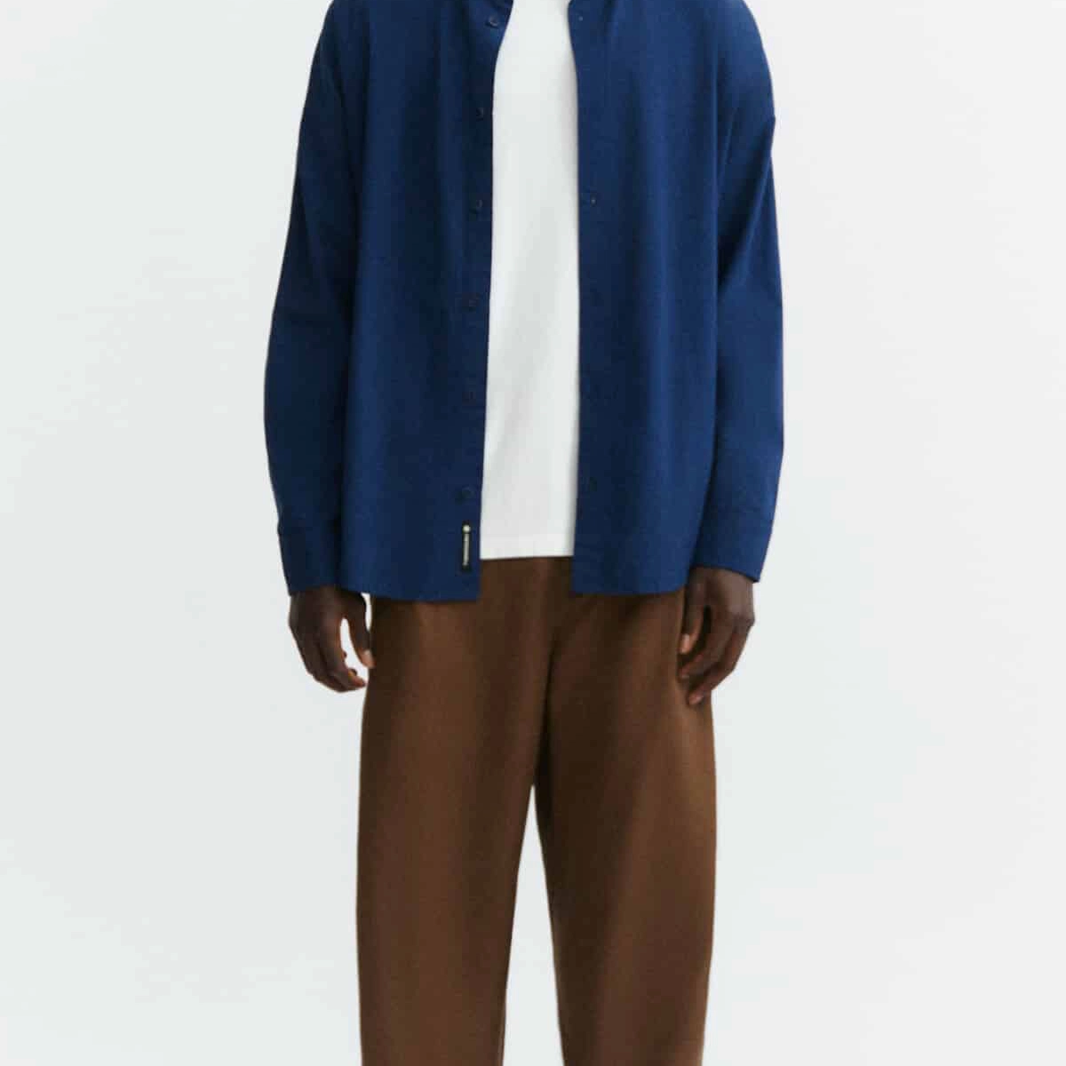 blaues hemd, langarmhemd, knopfleiste, oversize, cotton?texture