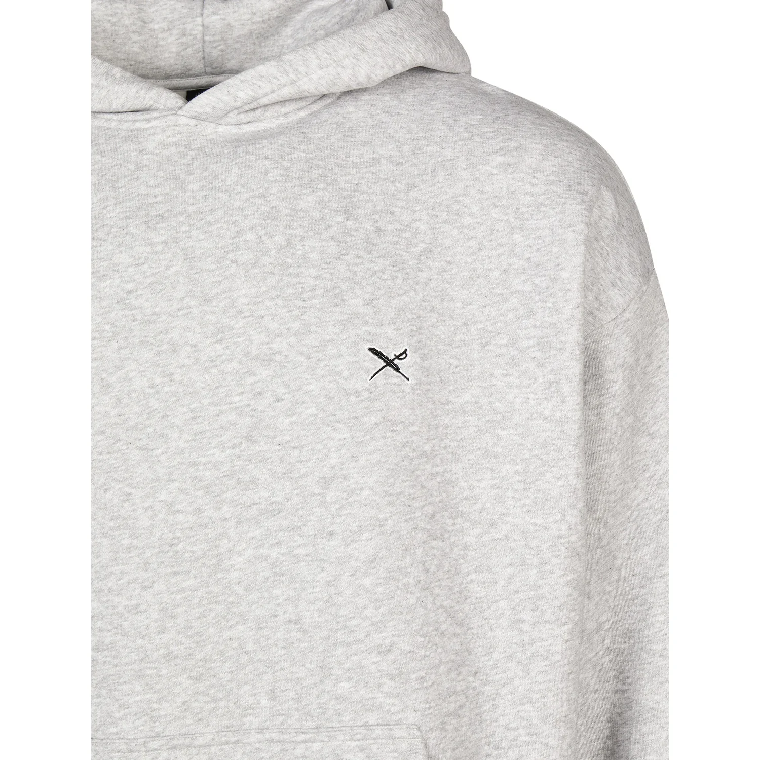 Flagloose Hoodie Iriedaily Flagloose Hoodie Grey-mel., vue 3