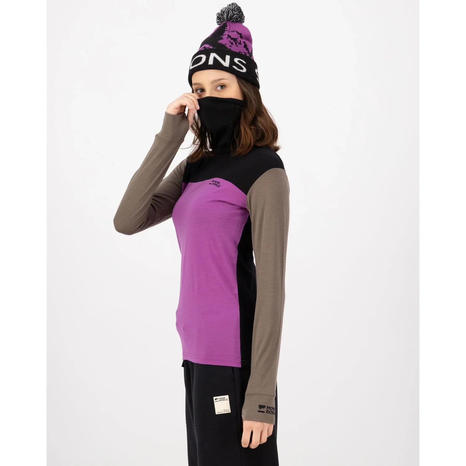 Yotei Mer. High Neck Ls Mons Royale Yotei Mer. High Neck Ls, vue 2