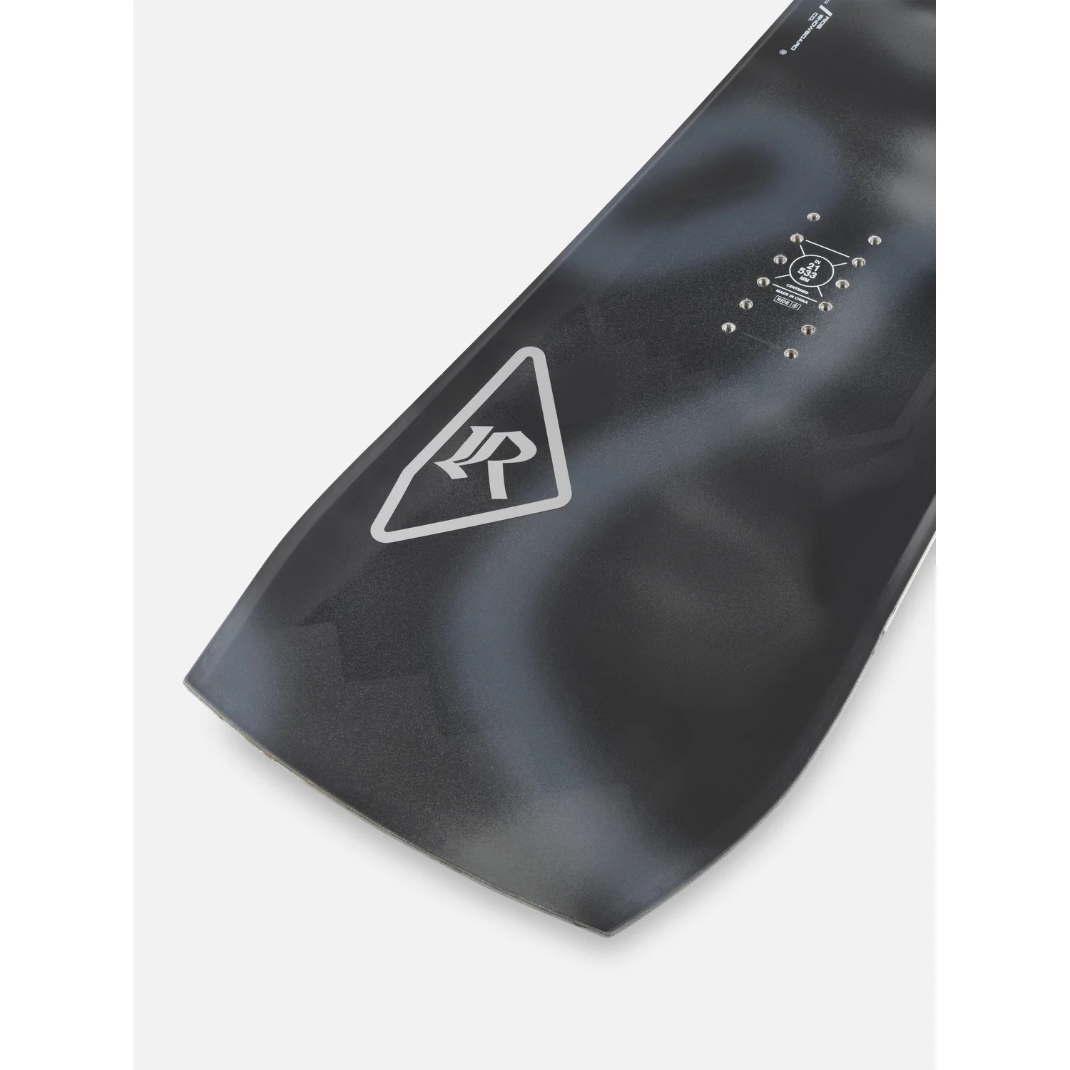 Snowboard, Schwarz, Montageeinsätze, Board