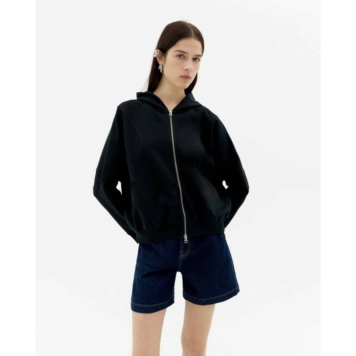 Yoon Sweatshirt Vlies, Mantel, Kapuzenpulli, Pullover, Sweatshirt