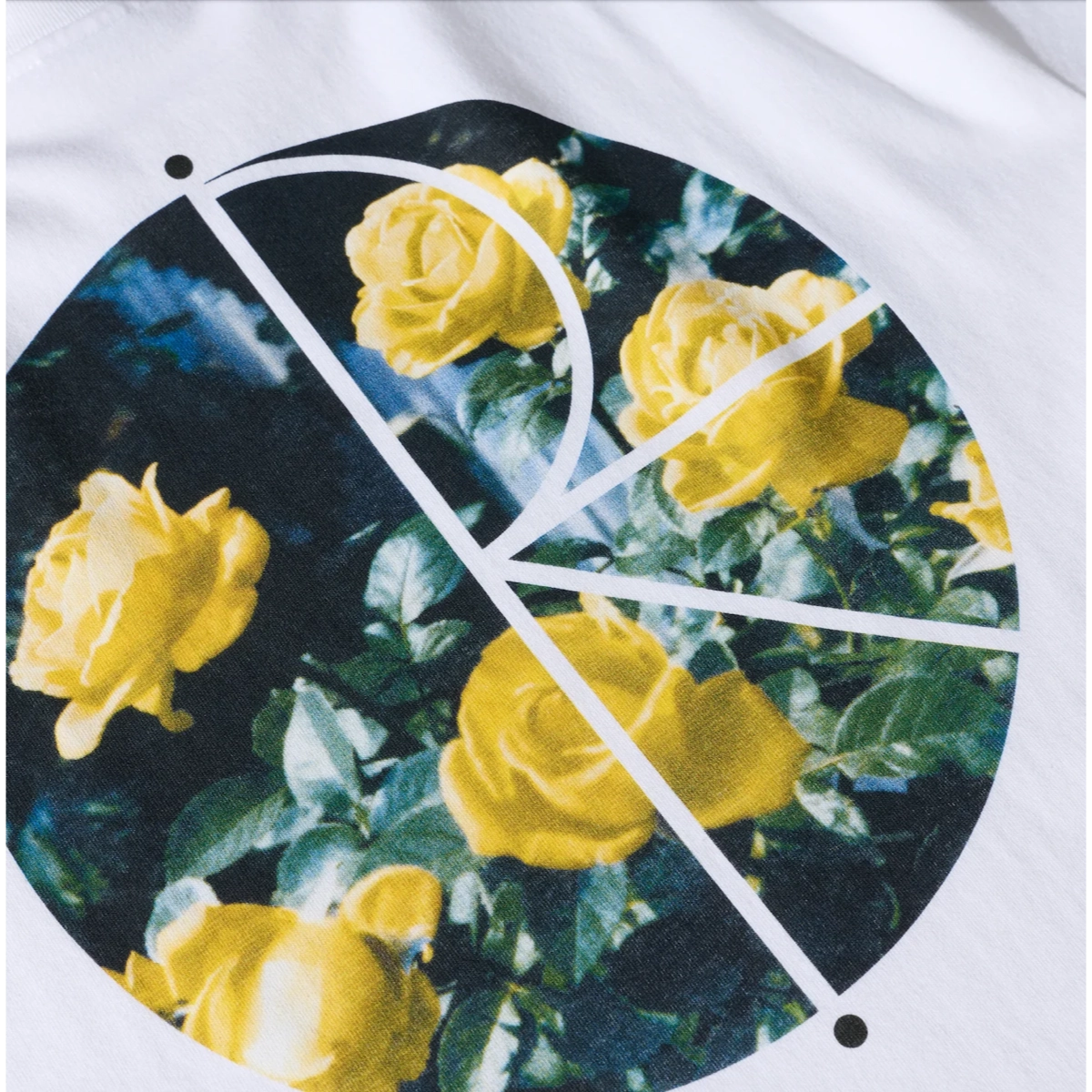 Fill Logo Tee Polar Skate Fill Logo Tee White, vue 4
