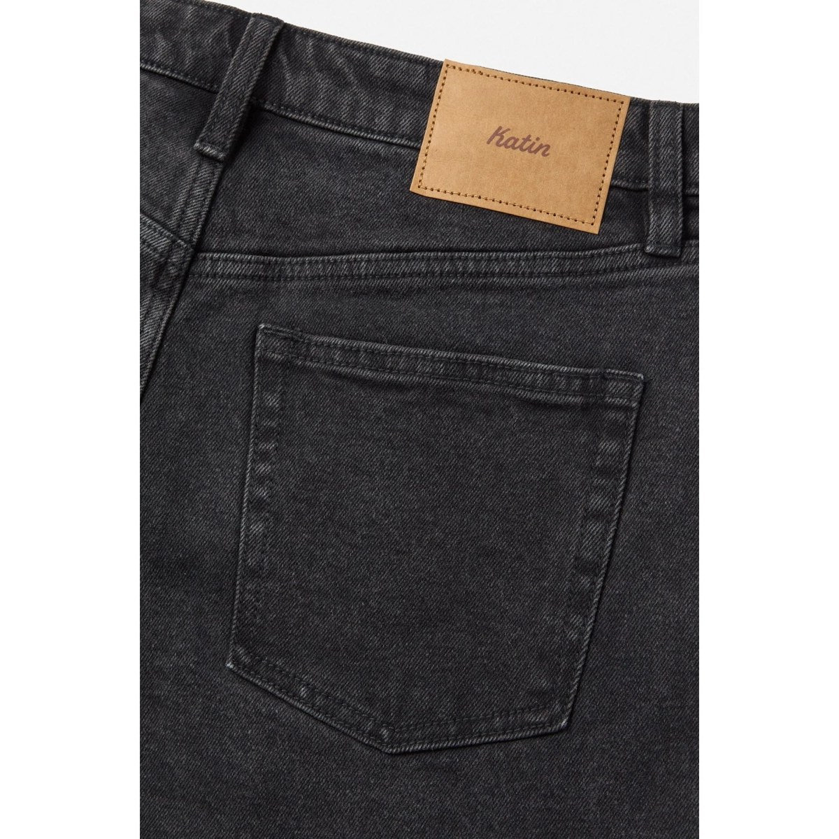 Ren 57 Classic Straight Jeans, denim, poche arrière, noir, étiquette de vêtement, jeans, denim, poche arrière, noir, poche de fixation