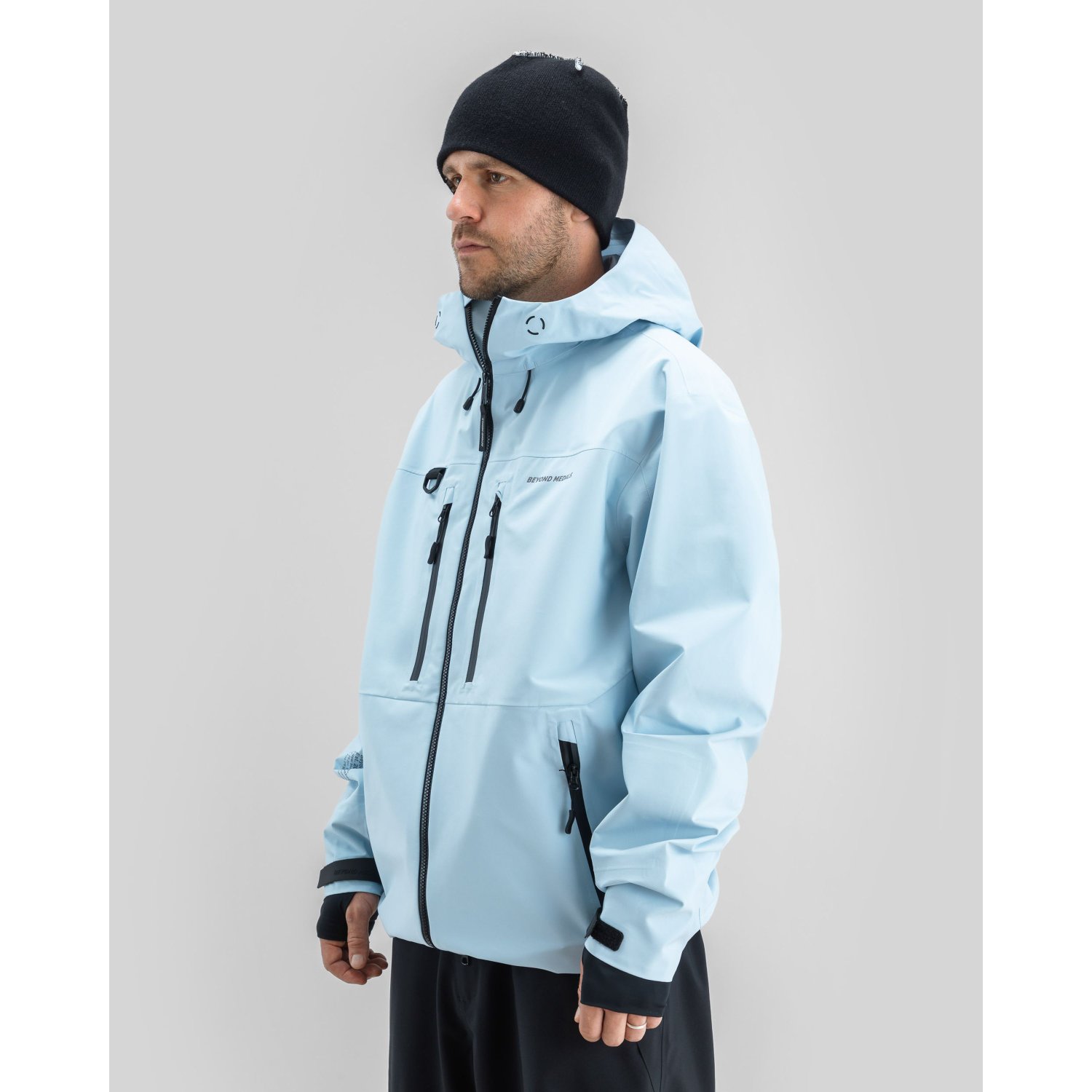 Pro Tech Jacket 3L Herrenjacke, Winterschicht, Softshell, Reißverschluss, Hoodie-Kapuze