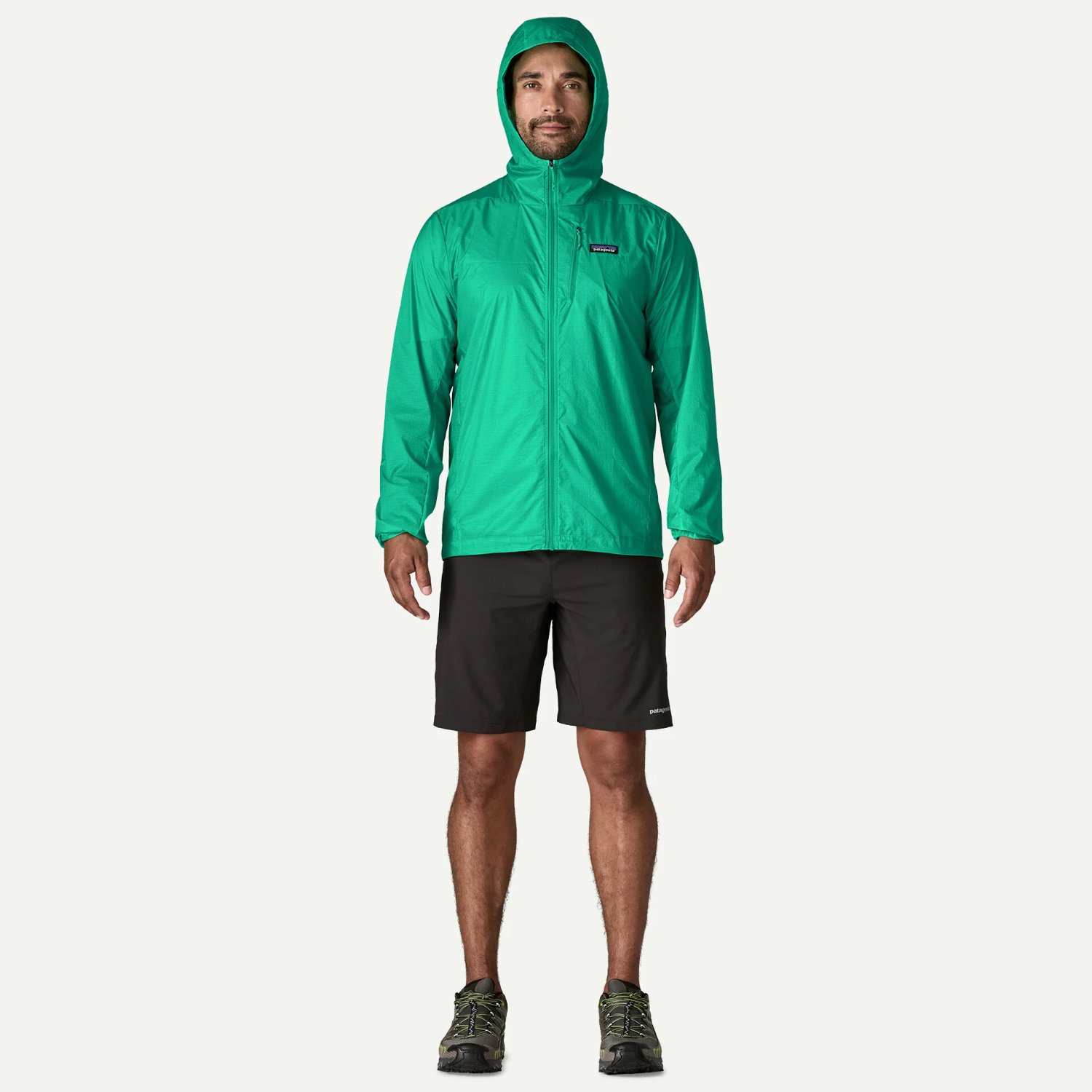 M's Houdini Jkt Regenjacke, Hoodie, Hooded jacket, Windjacke, Regenjacke grün