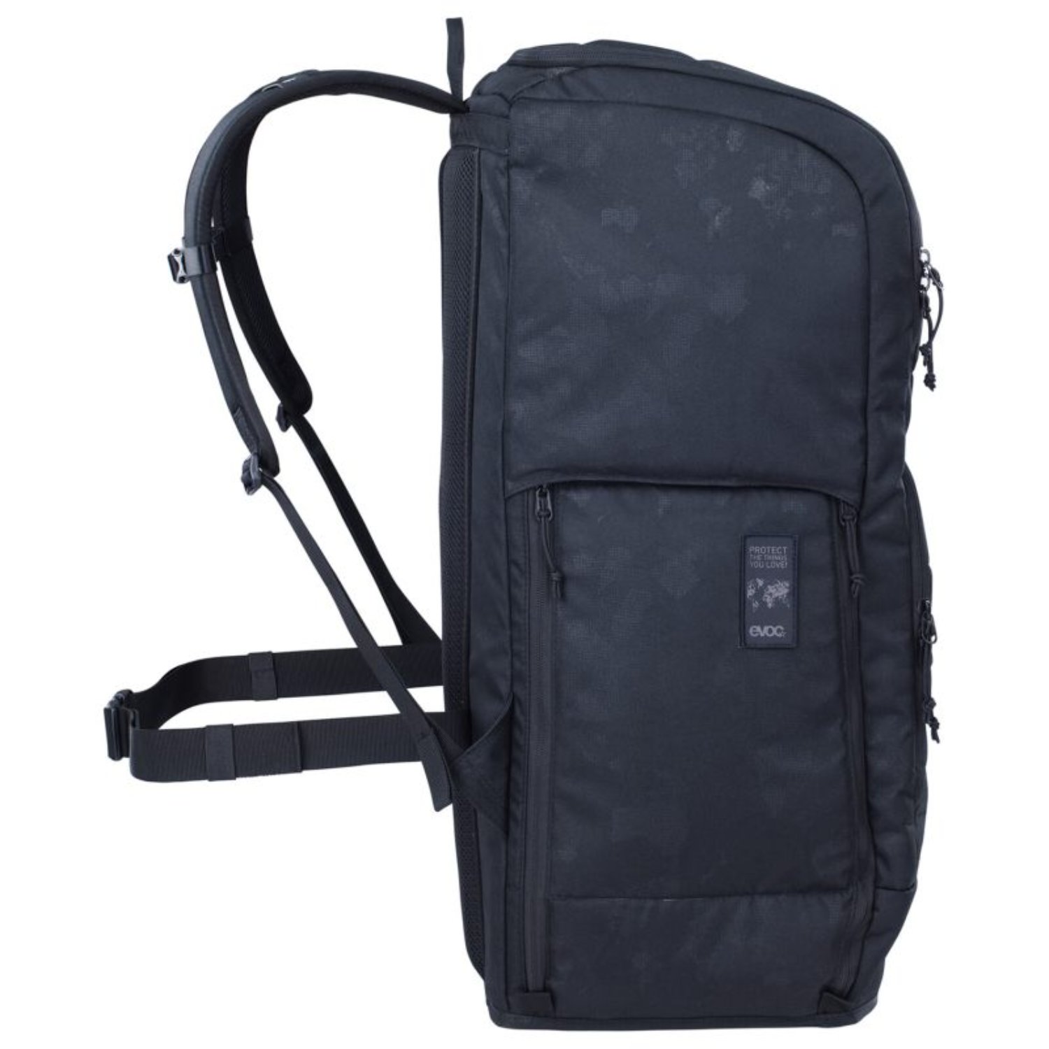 Rucksack, Rucksack-Outer, Navy, Klettverschluss, Seitentasche