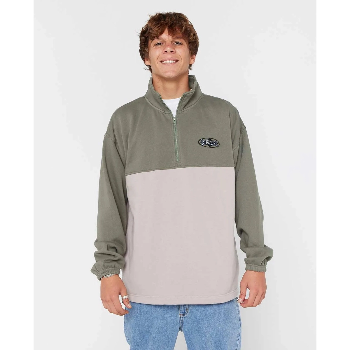 Heritage Oval 1/4 Zip Crew