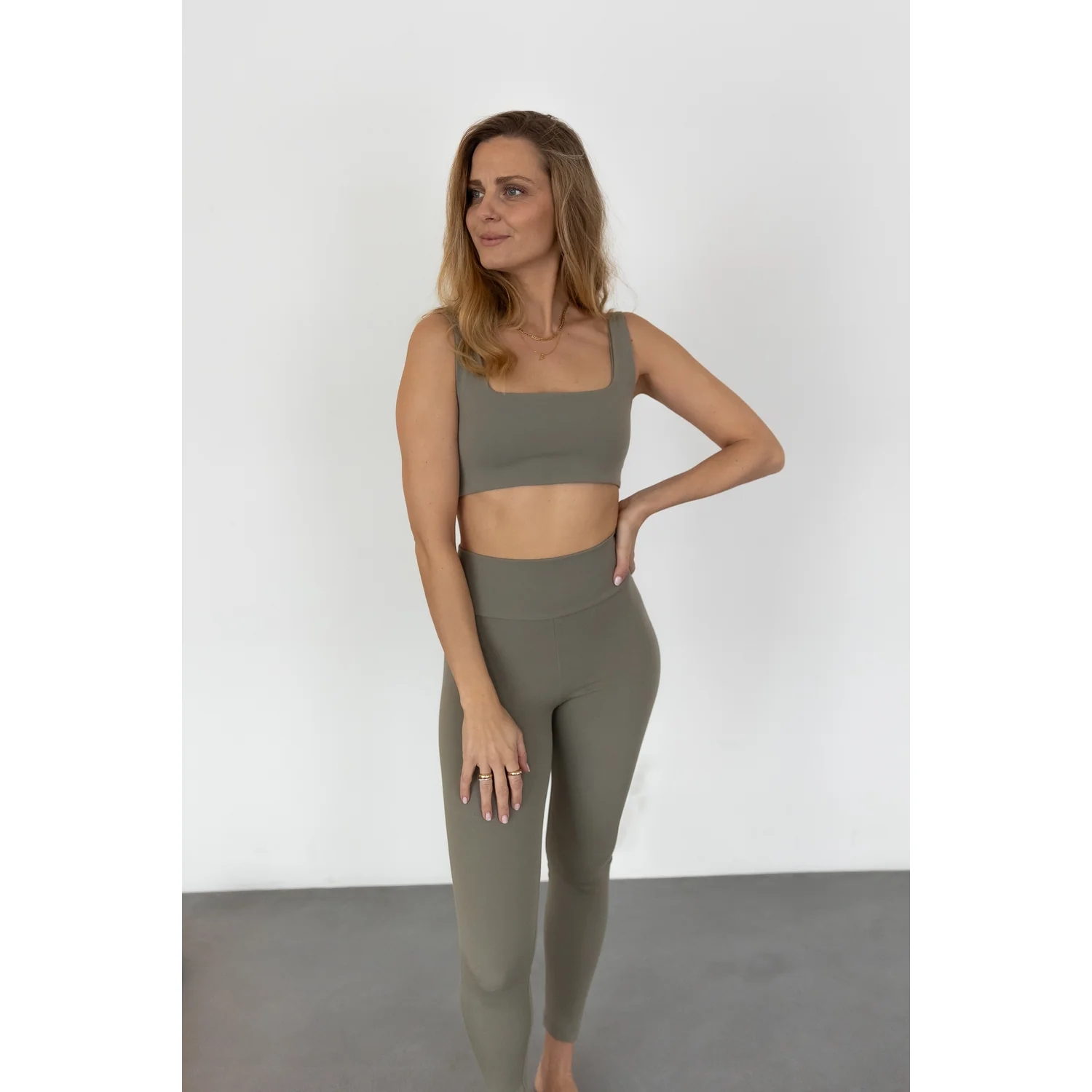 Pura Clothing Moly Leggins Tencel Olive, Ansicht 3