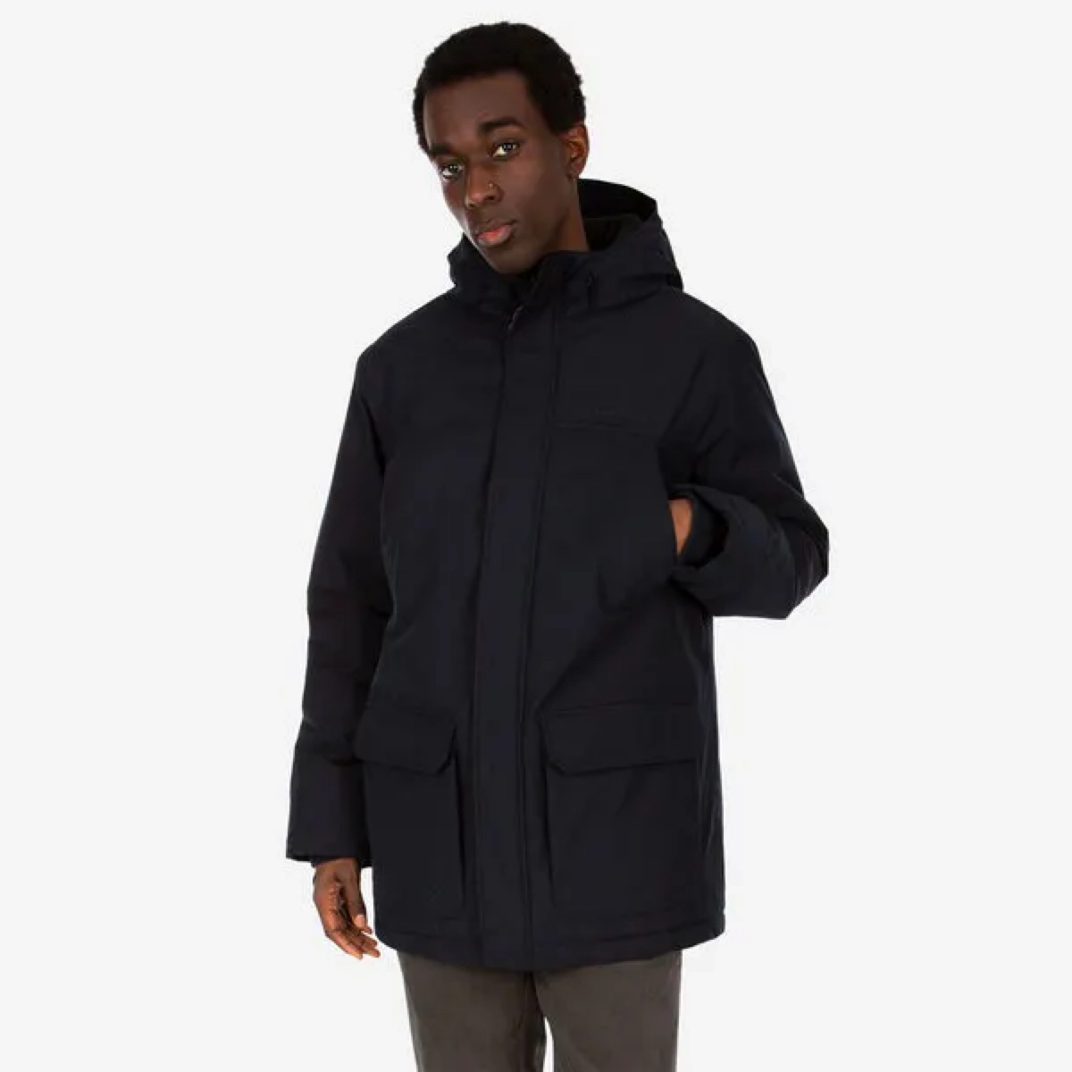 Mantel, Hoodie, dunkel, jacke, Seitentaschen