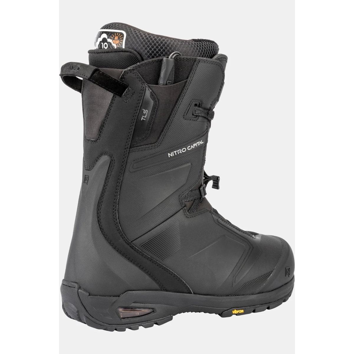 Bottes d'hiver, bottes, Gore-Tex, noir, Nitro CAPITAL, bottes de snowboard, bottes, imperméables, Vibram, noir