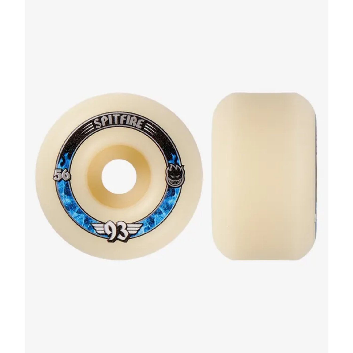 F4 93D Radial Configuration de skateboard, roues, beige, Spitfire, plaque en résine