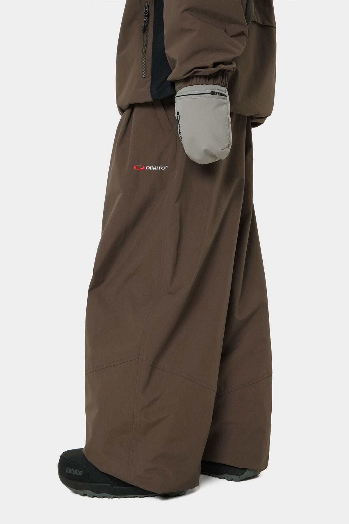 Air Force Banded Pants Dimito Air Force Banded Pants Deep Brown, vue 8