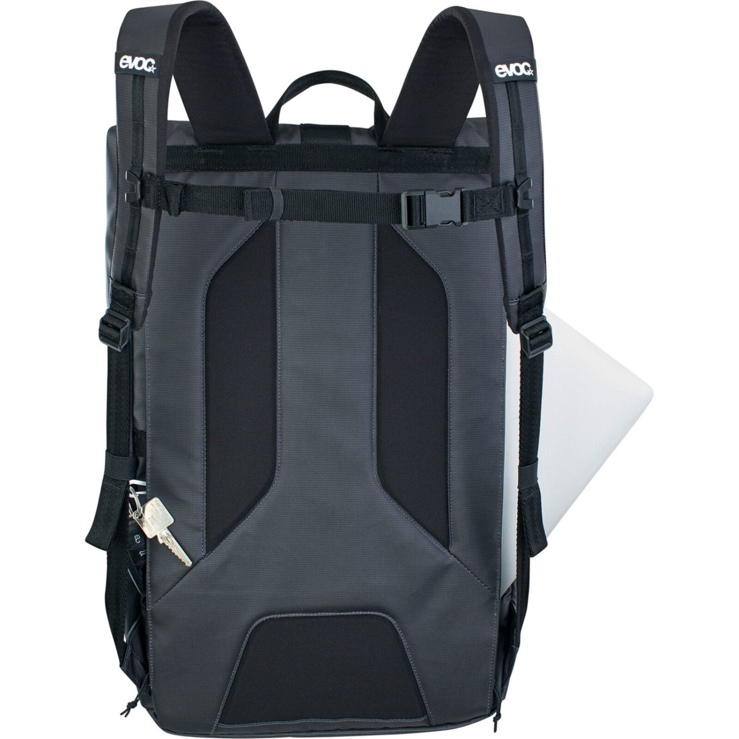 Rucksack, Laptopfach, Schwarz, Tragegriff, Gepäck