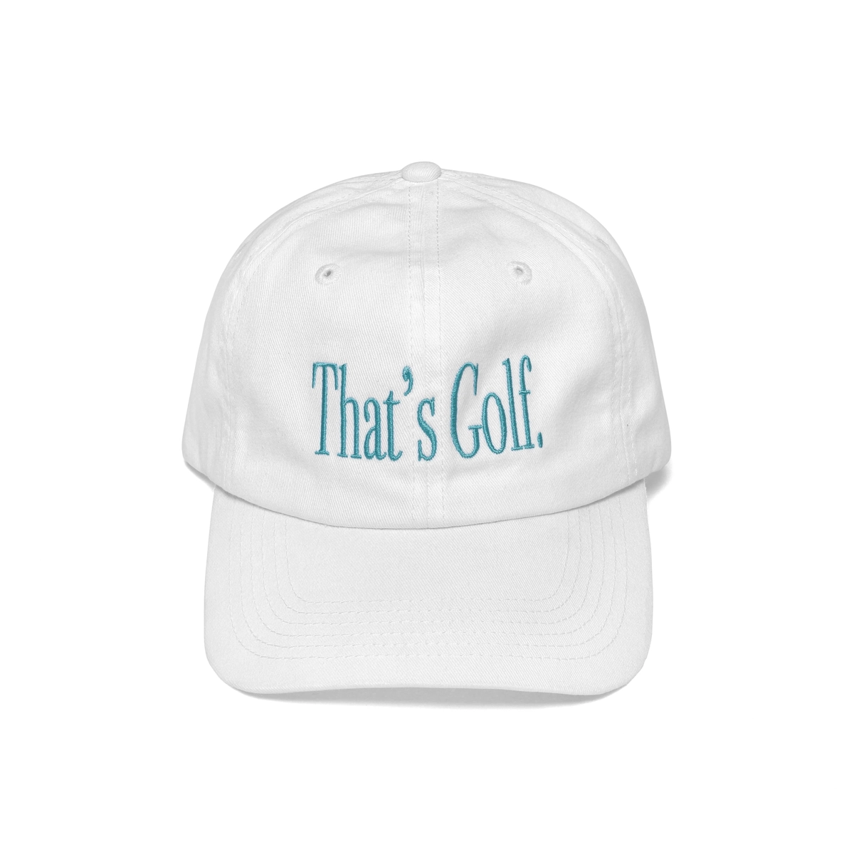 That's Golf Dad Hat Metalwood Studio That's Golf Dad Hat White