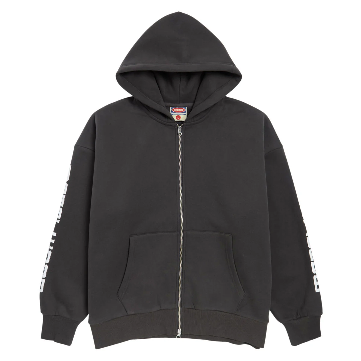 Moto Zip Hooded Sweatshirt Metalwood Studio Moto Zip Hooded Sweatshirt Tar