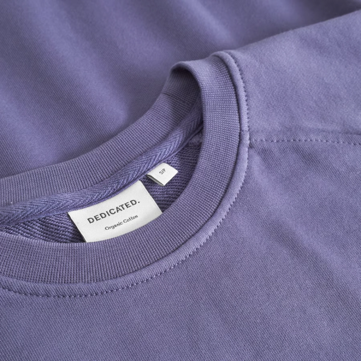Sweatshirt Ystad Dedicated Sweatshirt Ystad Heron Blue, vue 2