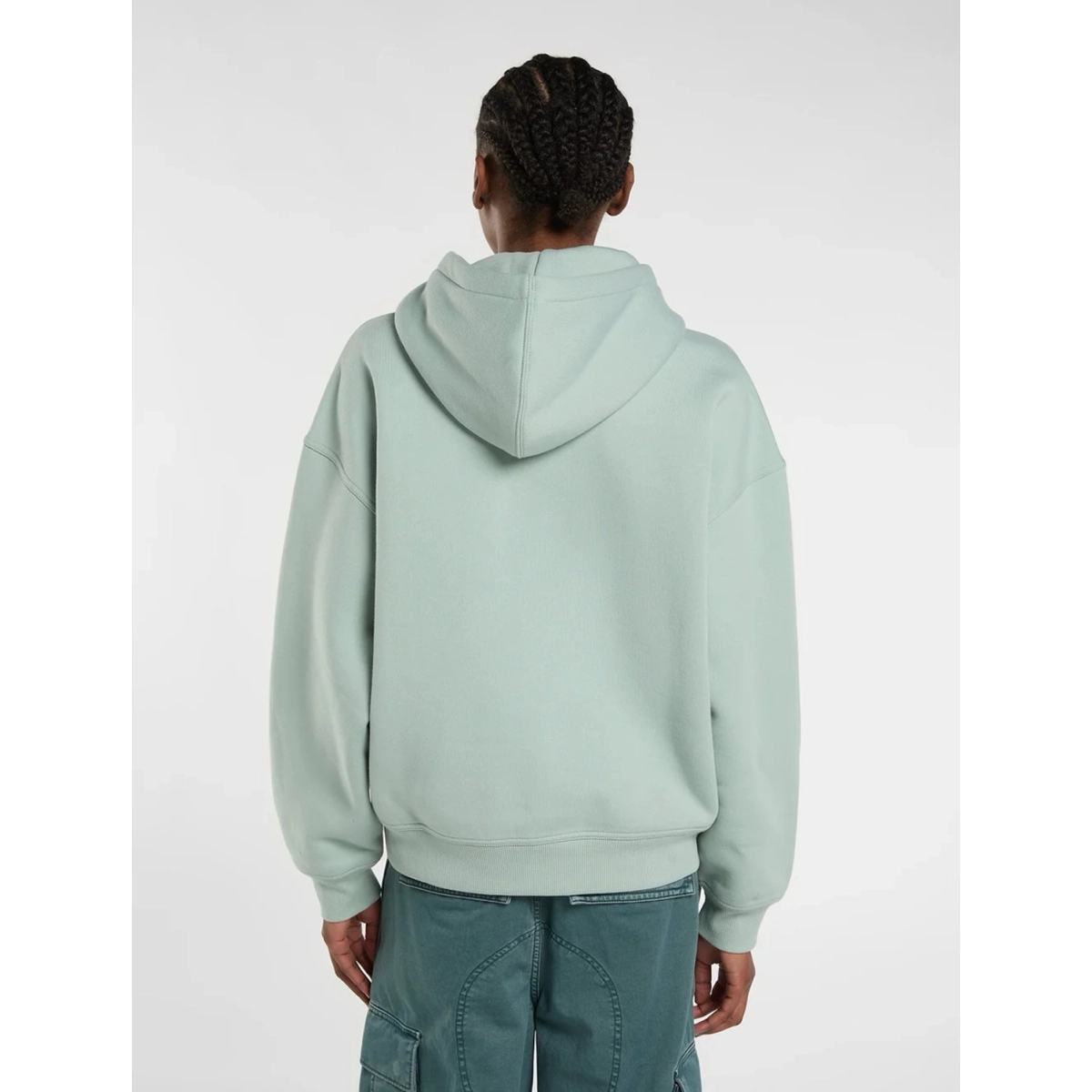Hoodie, Kapuze, Mintgrün, Pullover, Sweatshirt, Hoodie, Kapuze, Oversize, Mintgrün, Kapuzenpullover