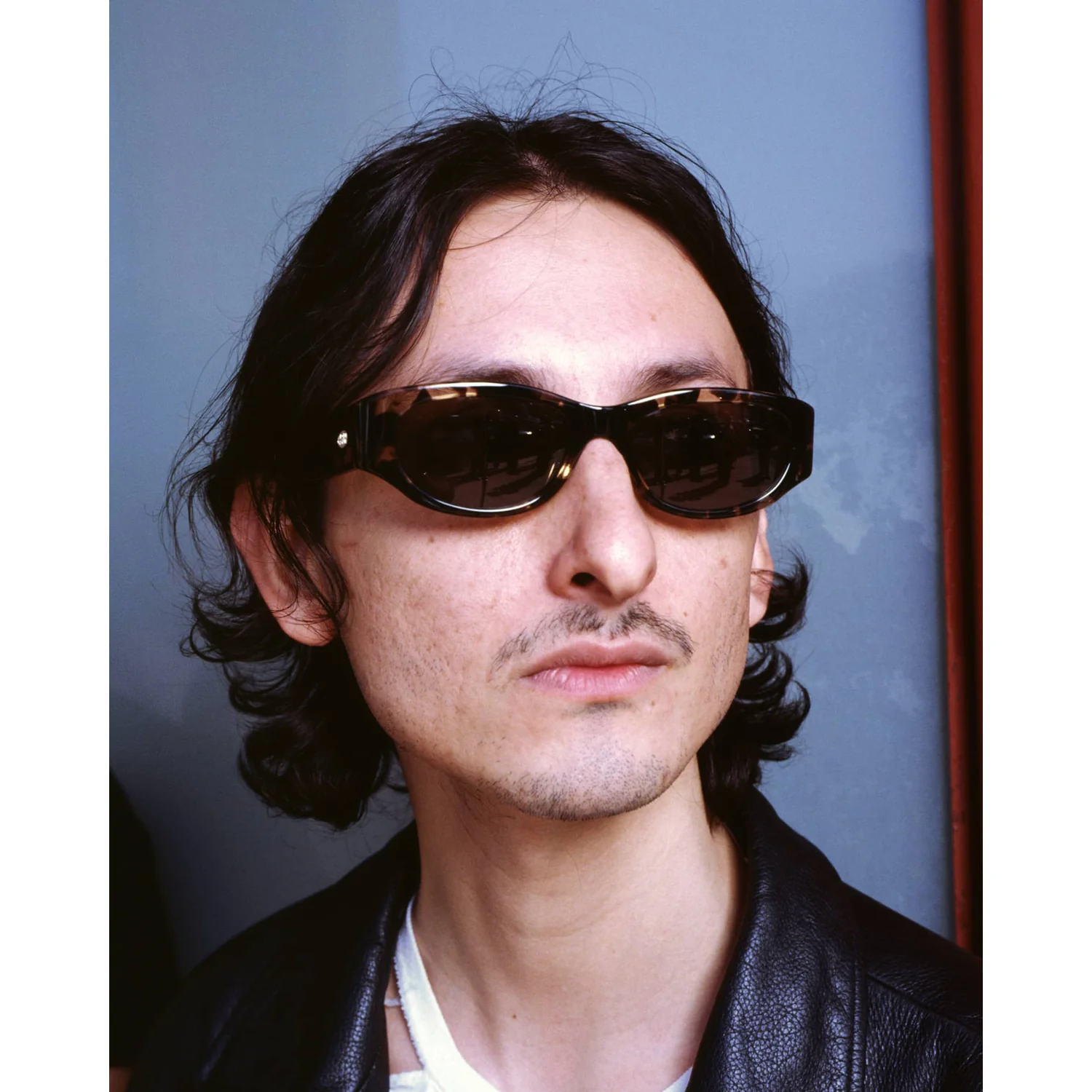 The Funk Punk Polarized Sonnenbrille, dunkle Gläser, dunkelbraunes Gestell, Kunststoffgestell, rechteckige Gläser