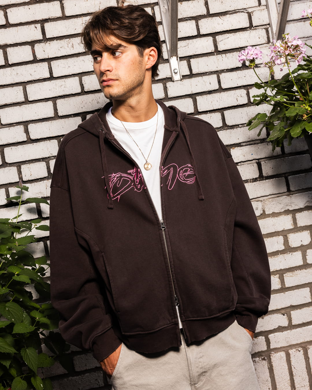 Hoodie, Zipfelkapuze, Reißverschluss, braune Jacke, Jersey, Hoodie, Zipper, Kapuzenjacke, Birne?