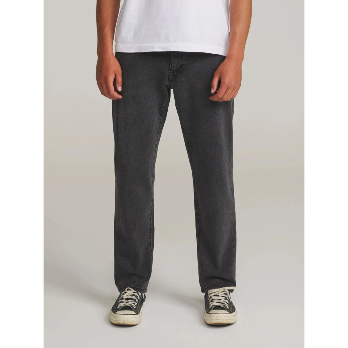 Jeans, Hose, Grau, Straight, Denim, Jeans, Hose, dunkelgrau, Denim, Regular Fit