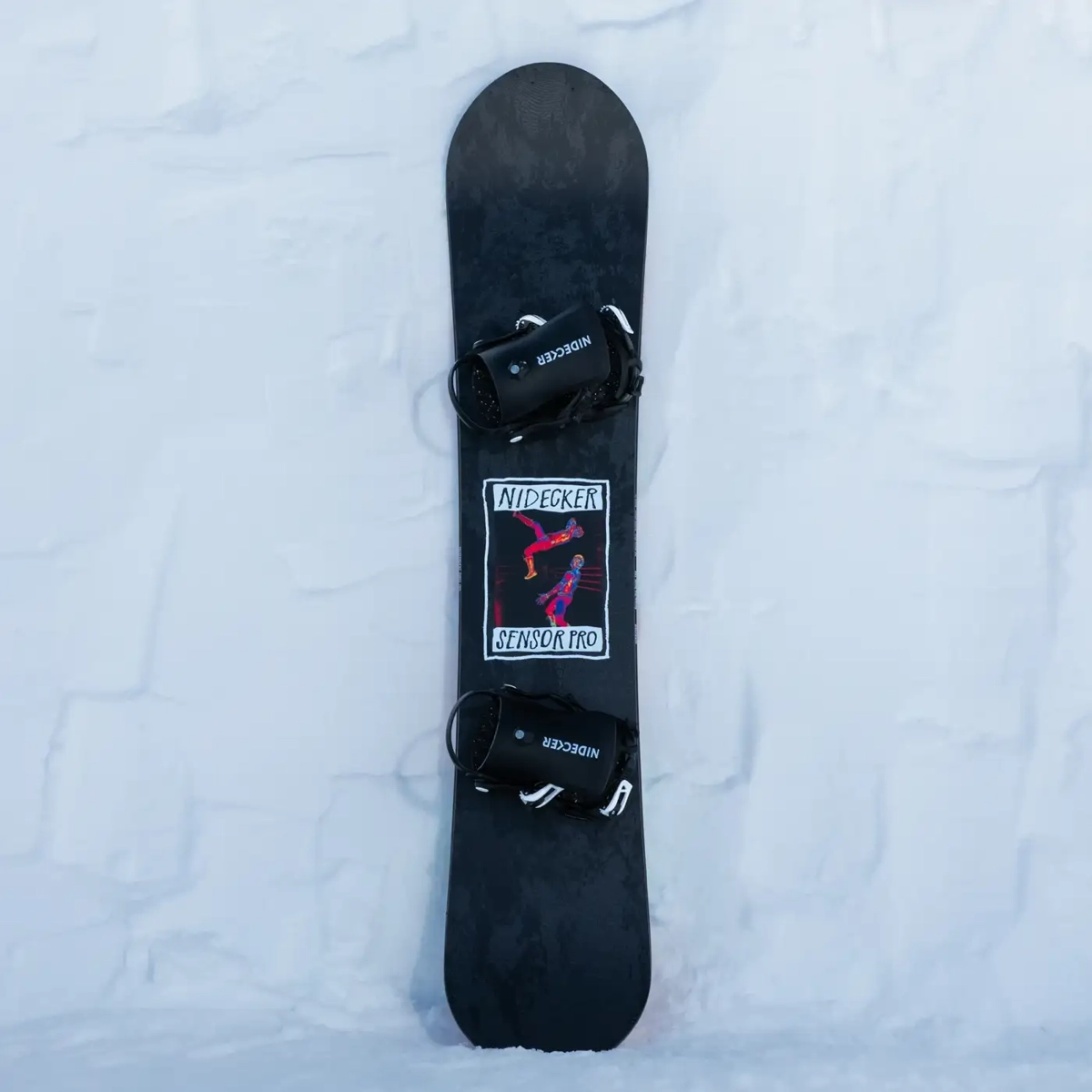 Snowboard, sports d'hiver, fixations, noir, autocollants, snowboard, noir, fixations, autocollants, Nidecker Sensor Pro