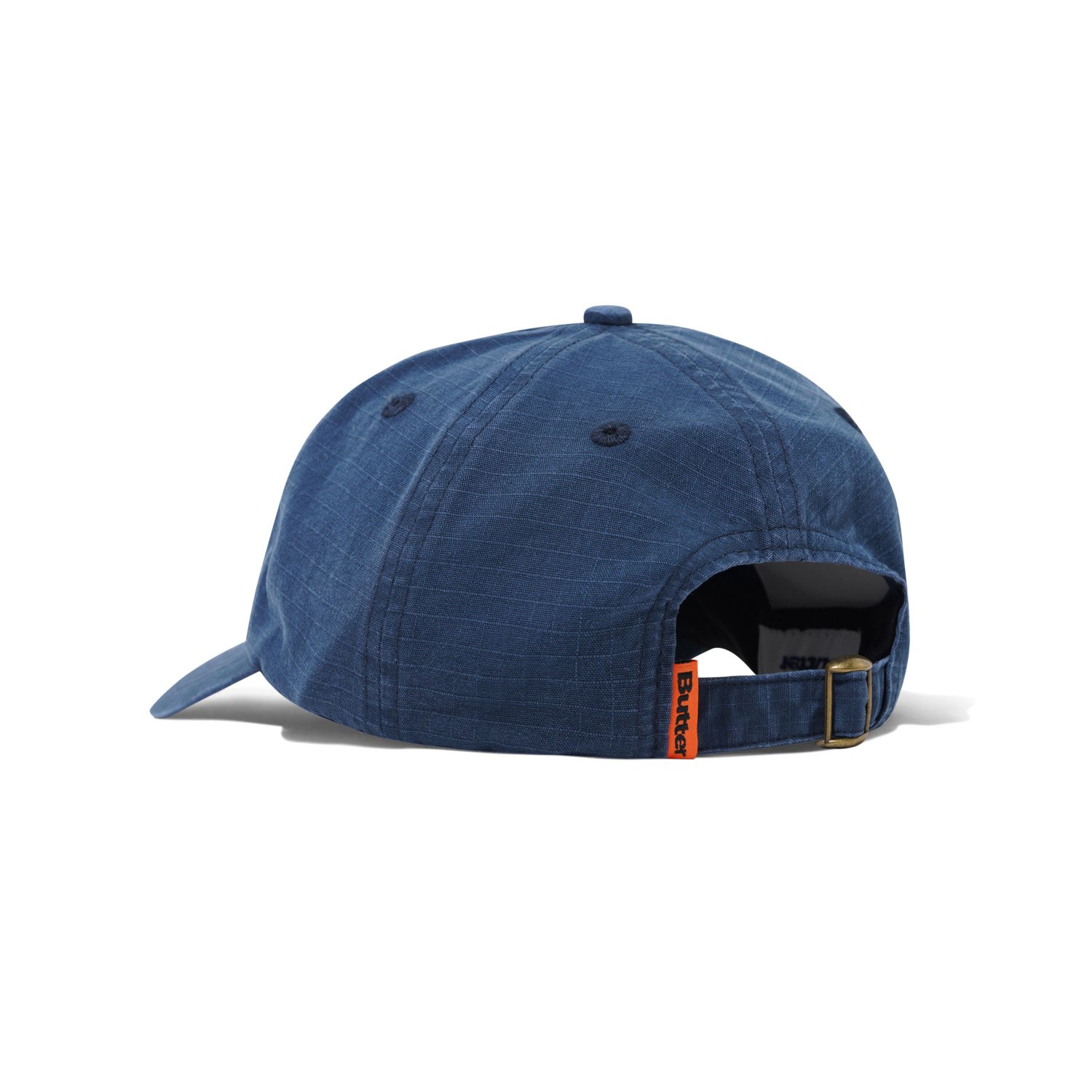 Casquette de baseball, denim bleu foncé, sangle de réglage, vue arrière, vêtements de loisirs