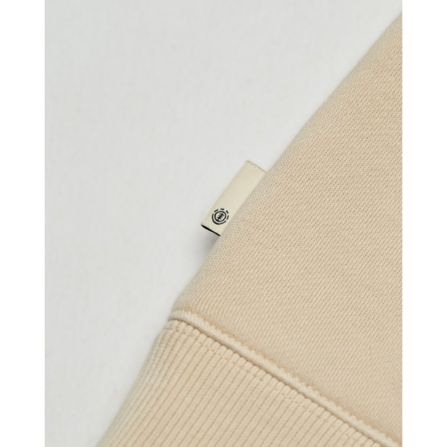Capuche, détail, vêtement, beige, marque