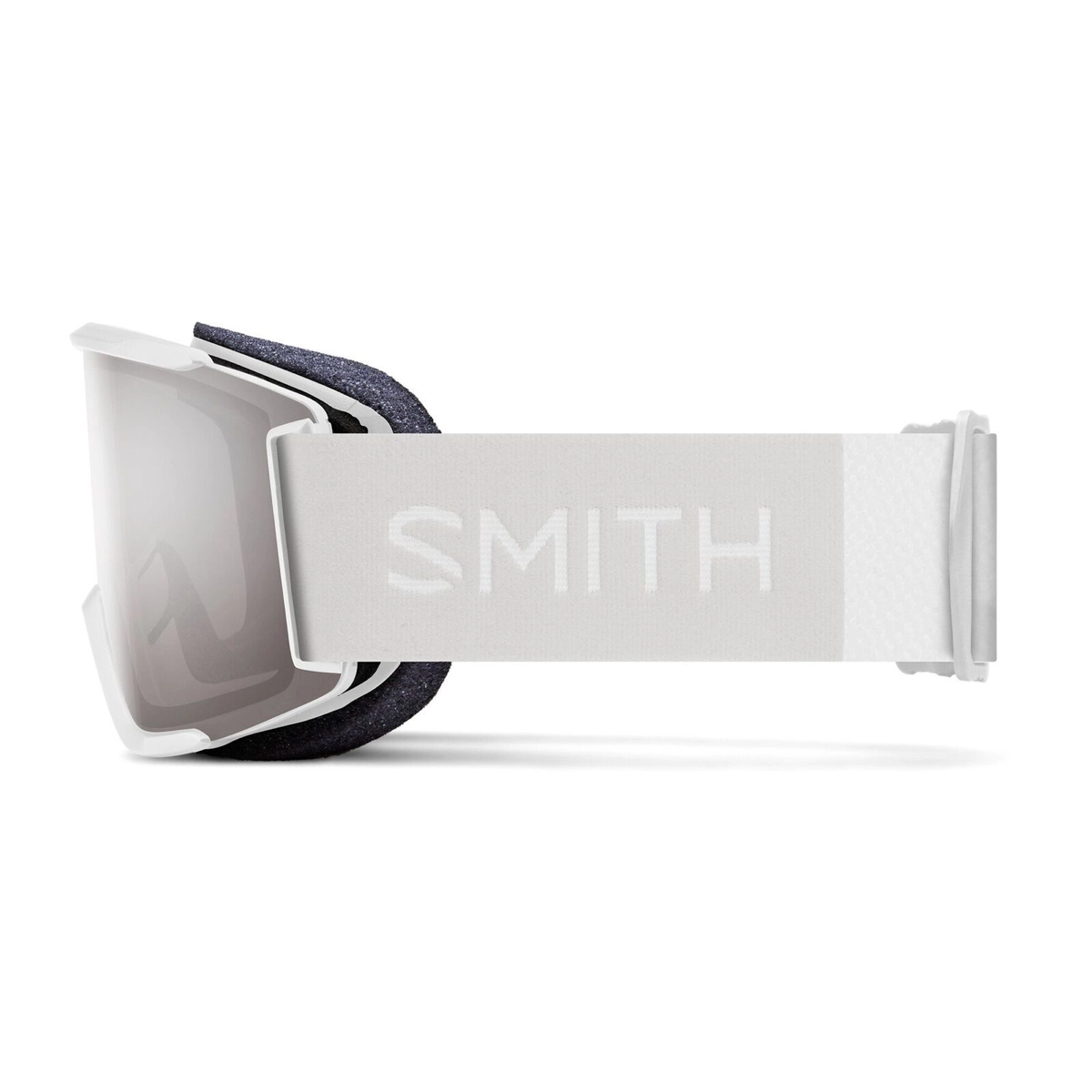 Squad S Lunettes de protection, lunettes de ski, sports de neige, bande blanche, rembourrage souple