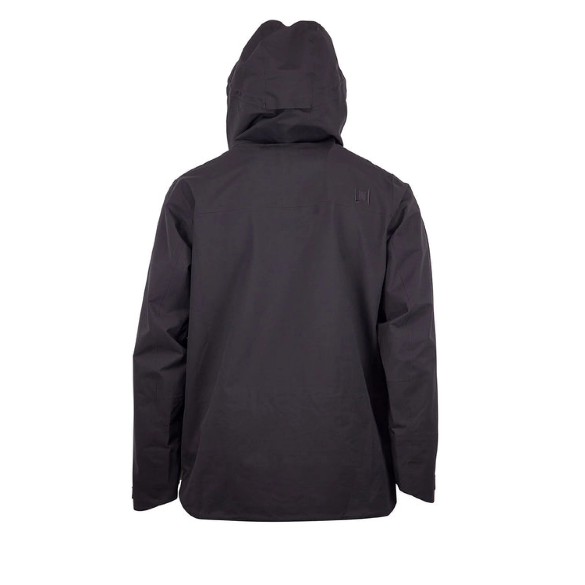 Axial Pro Jacket Veste à capuche, couleur foncée, vue de dos, coupe-vent, manches longues, veste pour homme, manteau pour homme, capuche amovible, veste de pluie, gris foncé