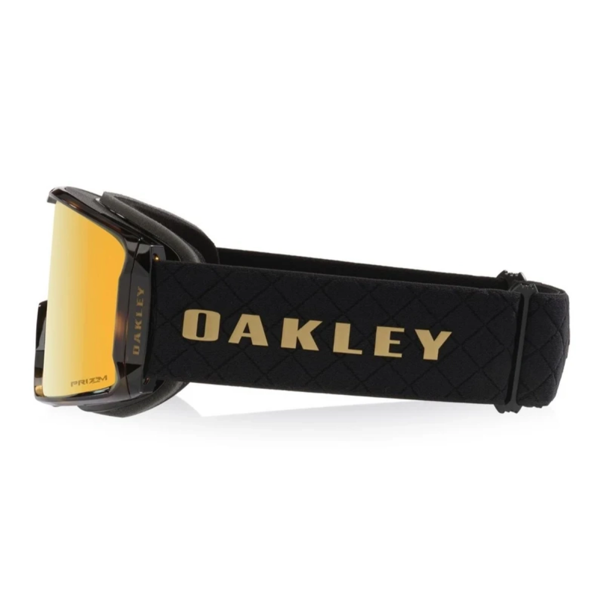 Goggle, Skibrille, Schwarz, Kissenriemen, Oakley Visier, Schneegoggle, Ski-Goggles, Orangene Linse, Tragesystem, Oakley