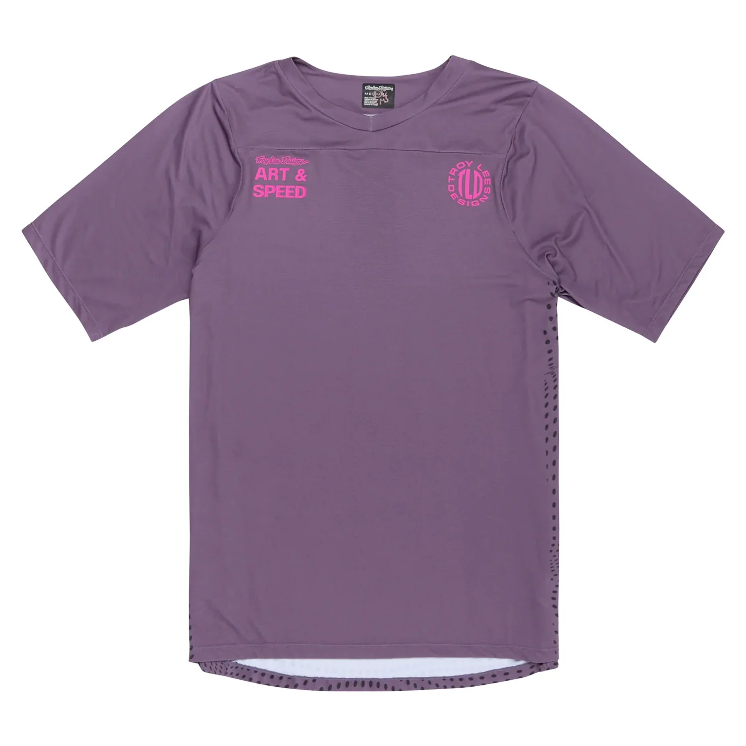 Skyline SS Jersey T-shirt, violet, col rond, manches courtes, imprimé sur le devant