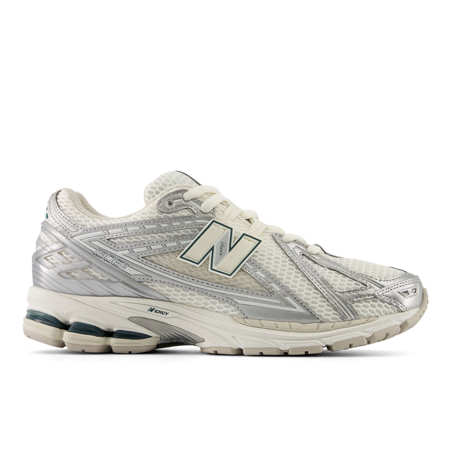 Sneaker, Laufschuh, Mesh, Grau, New Balance N Logo
