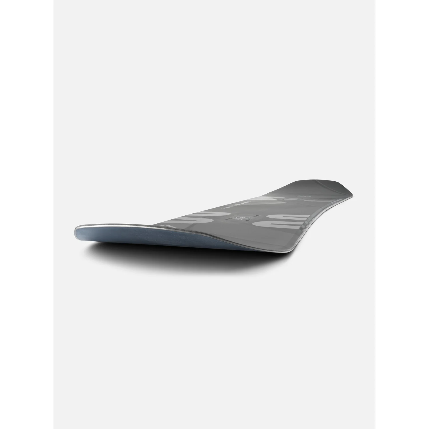 Deep Fake Snowboard, Grau, Grafikmuster, Aufgebogene Enden