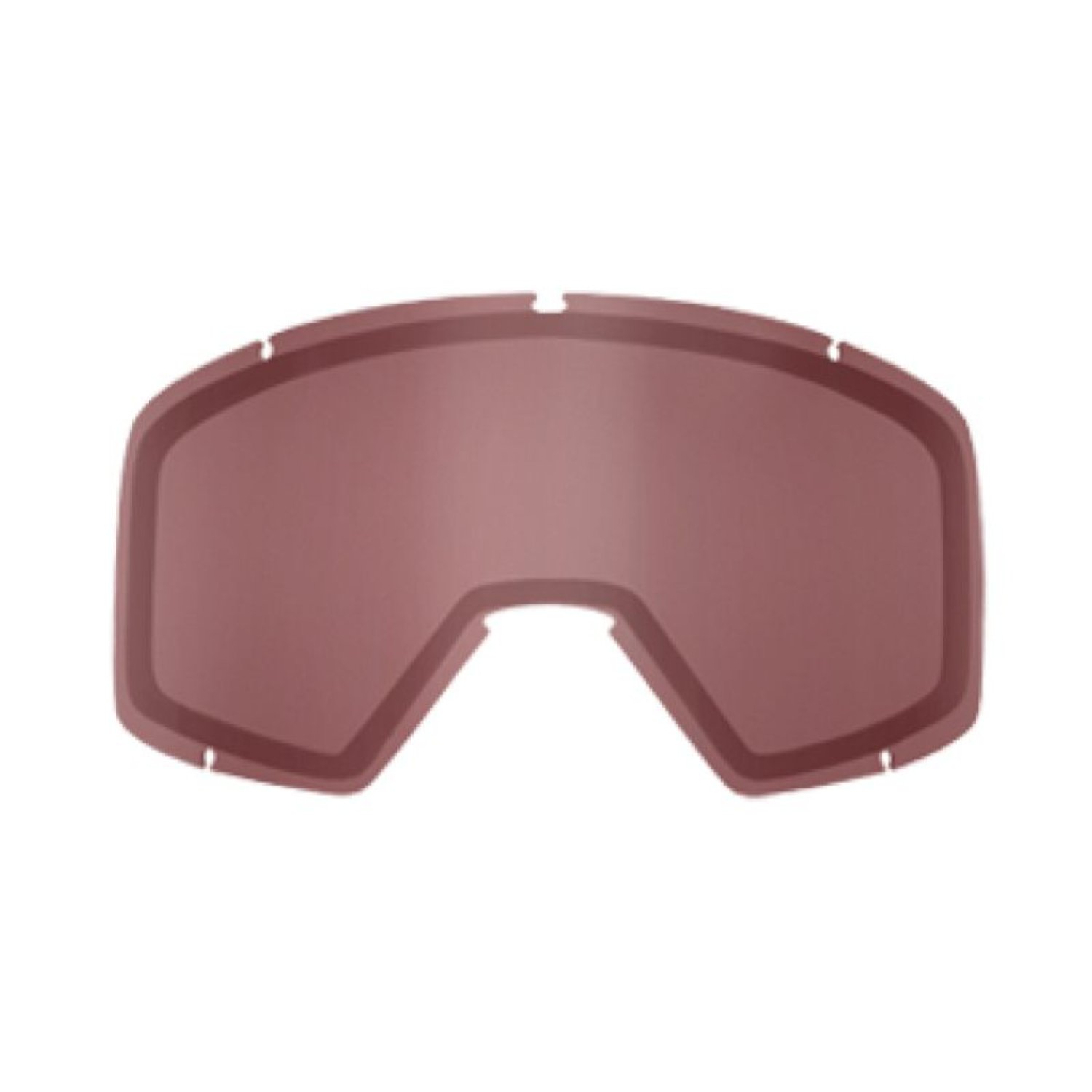 Schutzbrille, Goggles, roter Rahmen, bronze Tint, große Linse