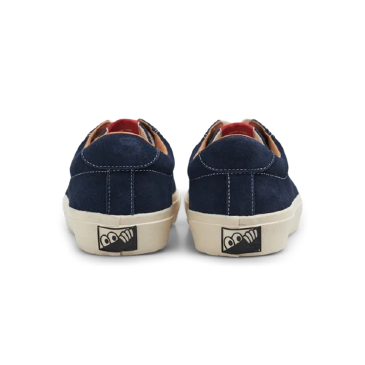 VM001 Suede Low Sneaker, Navy, Suede, Canvas, White sole