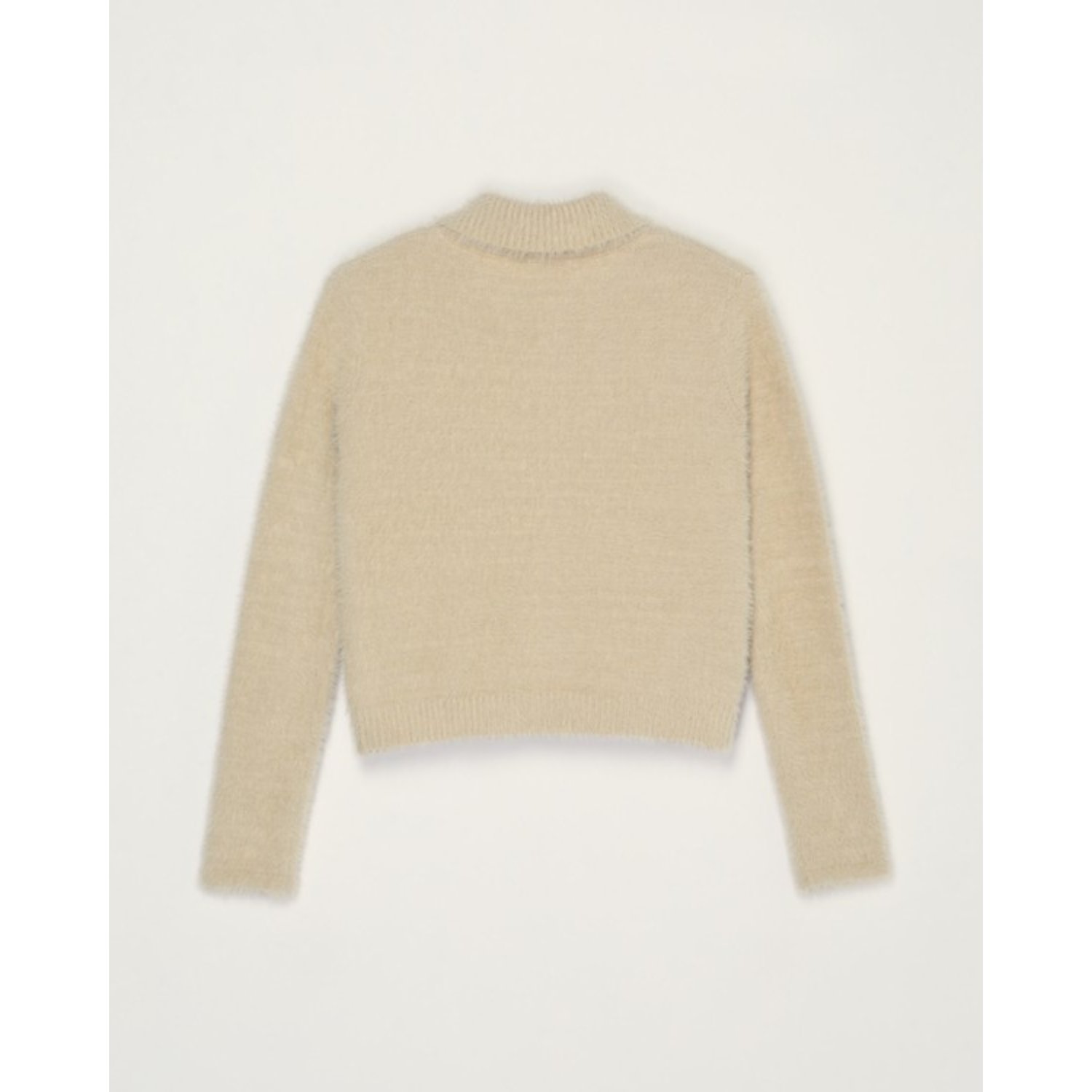 Pullover, Knitwear, Beige, Langarm, Bequem?