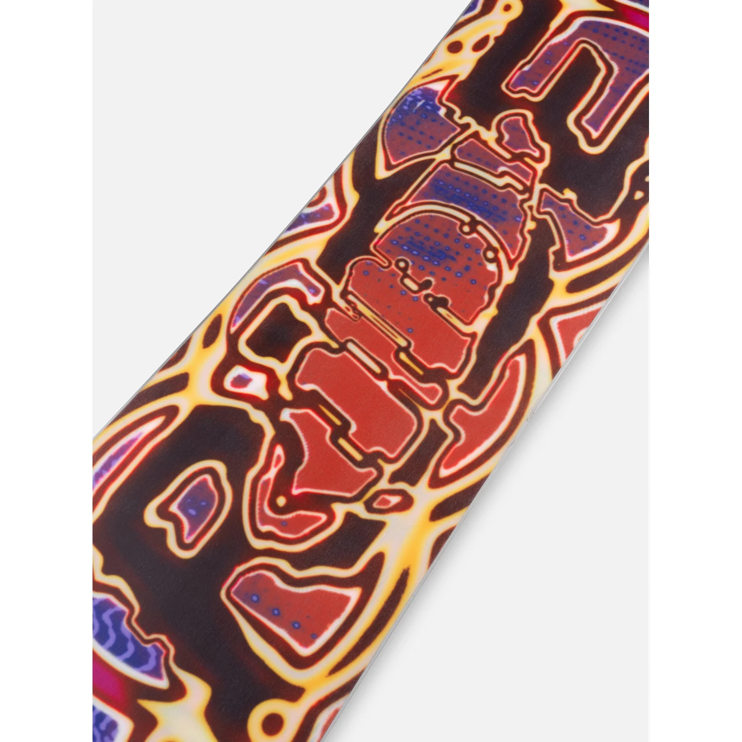 Benchwarmer Skateboard, Mehrfarbig, Abstraktes Muster, Rot-orange, Bedruckte Oberfläche