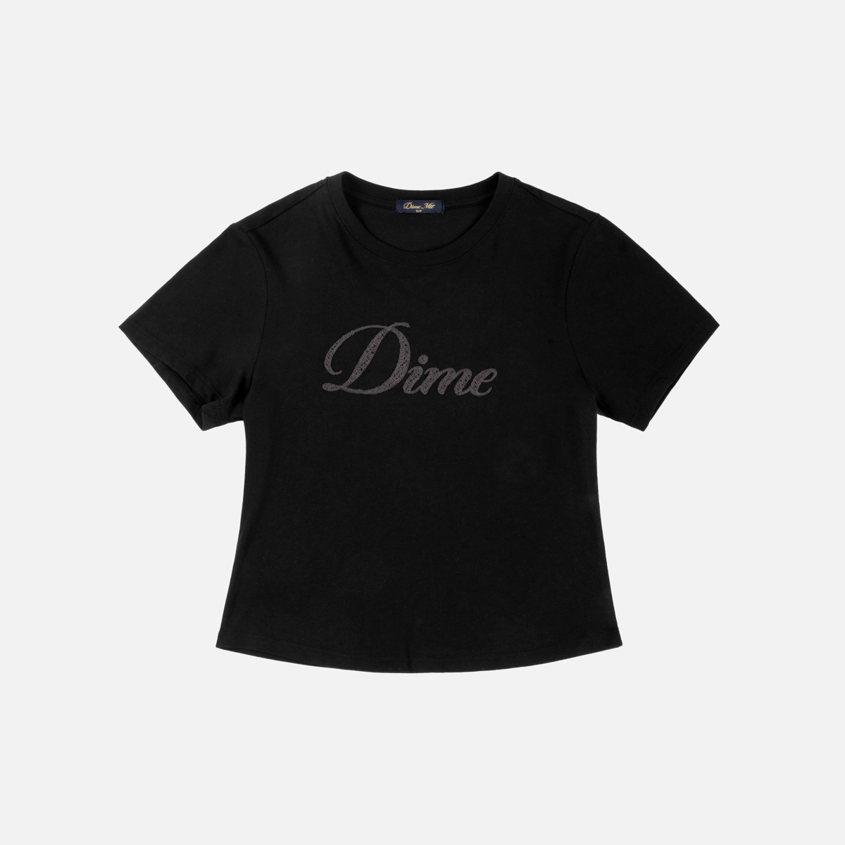 t-shirt, schwarz, Logo, Dime, kurzarm, T-Shirt, Schwarz, Kurzärmlig, Grafiktext, Dime Logo