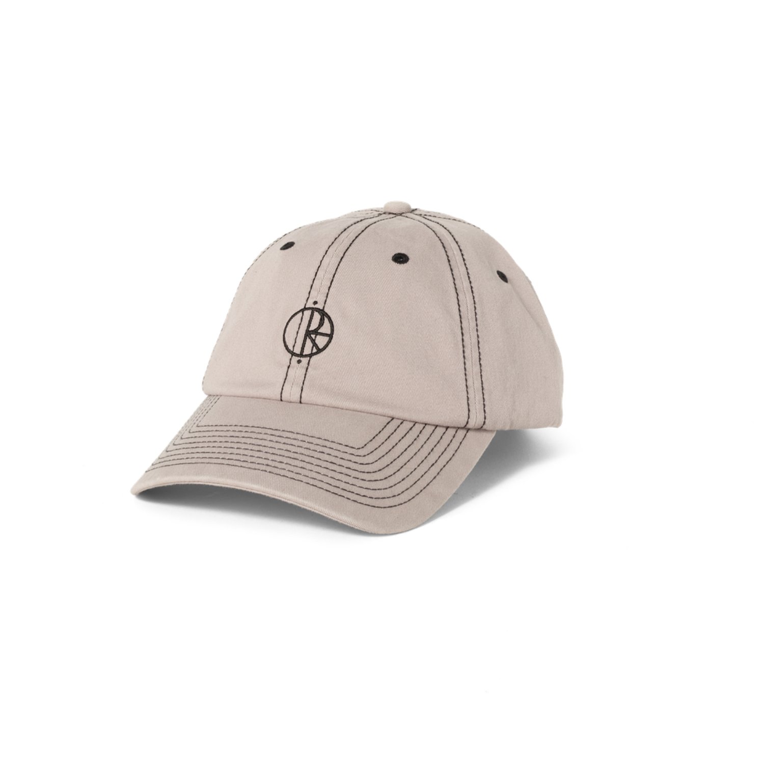 Sai Cap Contrast Casquette de baseball, beige, casquette, écusson avec logo, visière incurvée