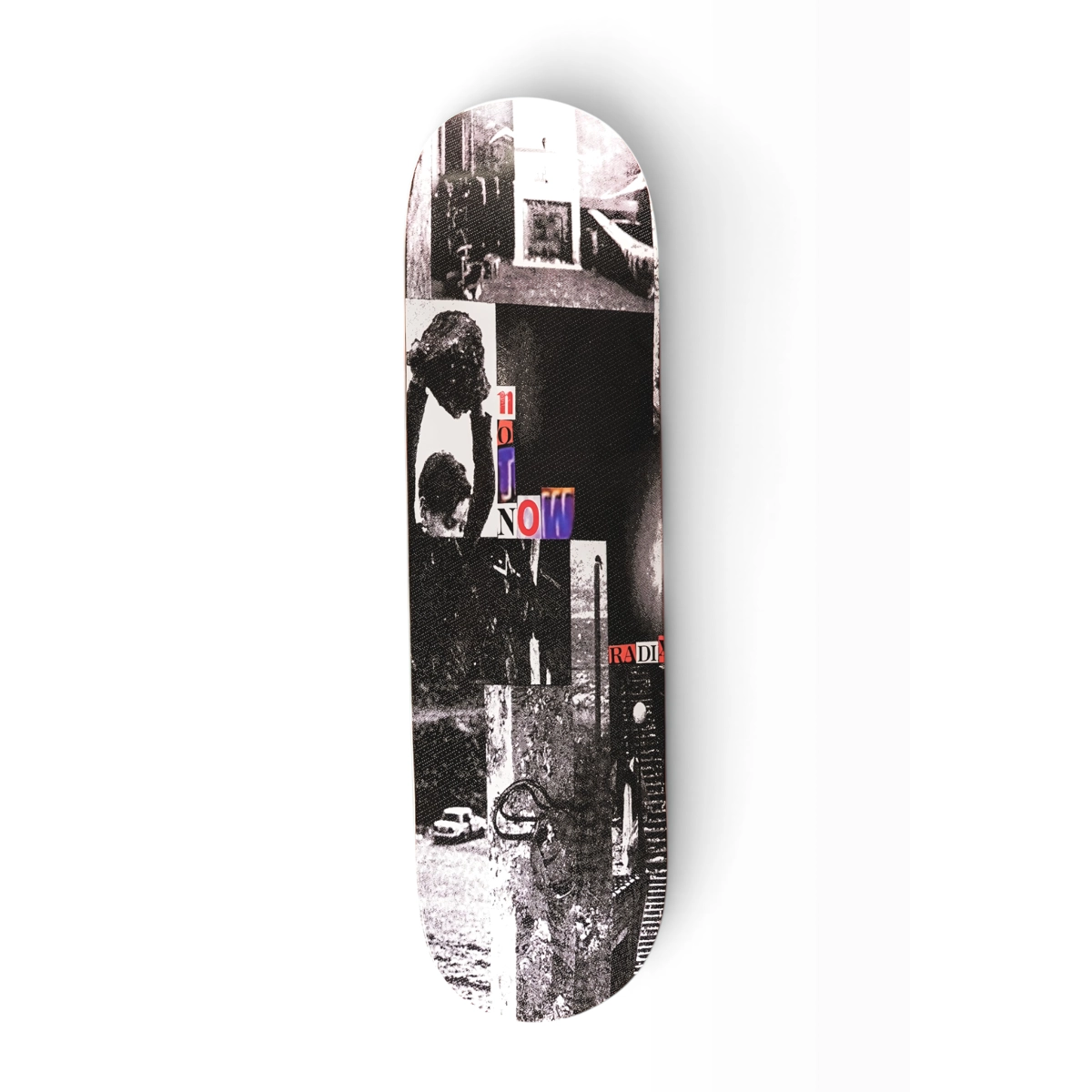 Skateboard, Deck, Collage, Monochrom, Urban