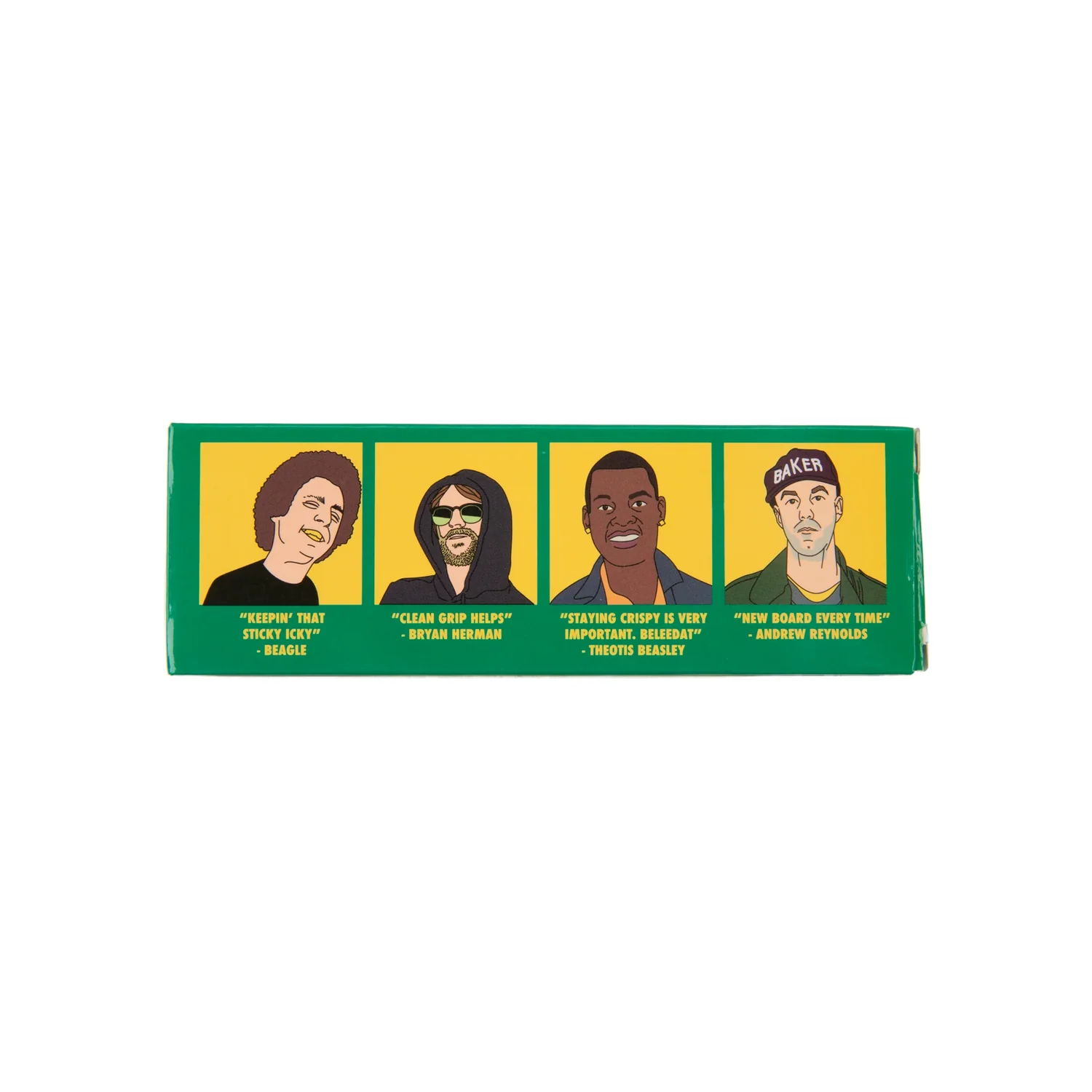 Grip Tape Cleaner Griptape de skateboard, emballage, vert-jaune, illustrations