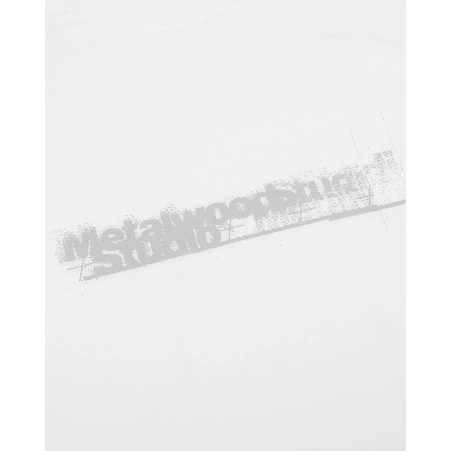 Metalwood Studio Skidmark T-Shirt White, vue 3