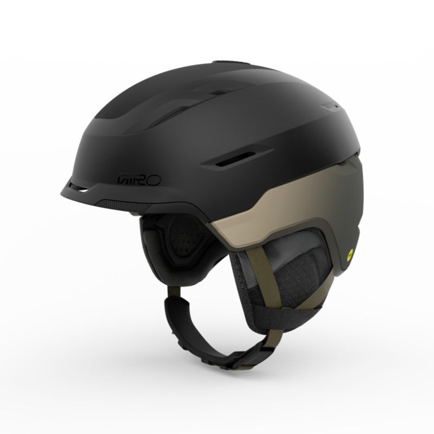  Casque de ski, casque, noir, teinte, fixation
