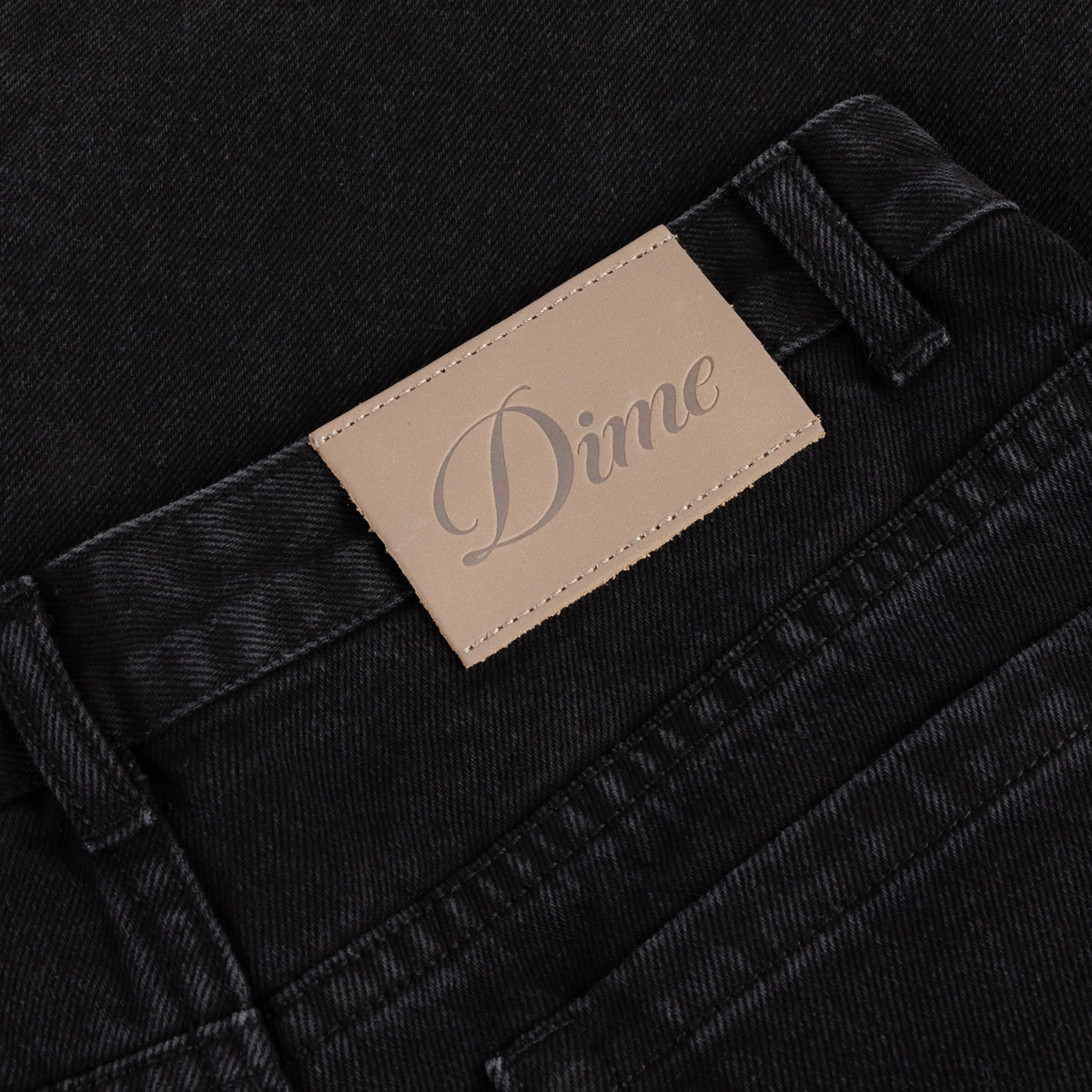 Women's Baggy Denim Pants Dime Women's Baggy Denim Pants Black, vue 4