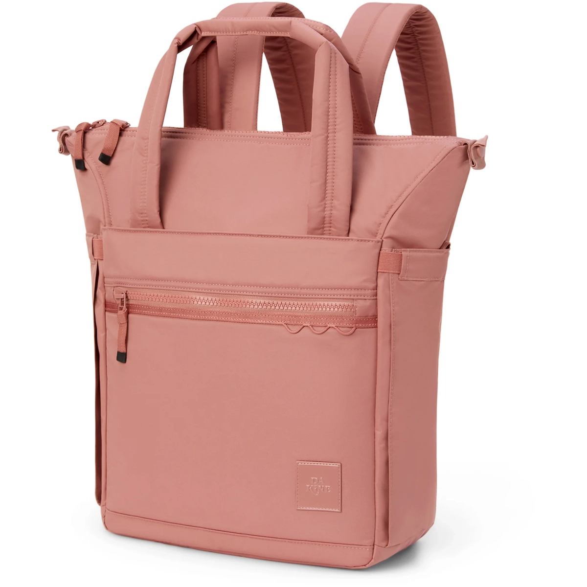 Sac à dos, sac à dos rose, sacoche de coursier, compartiment à fermeture éclair, poignée de transport
