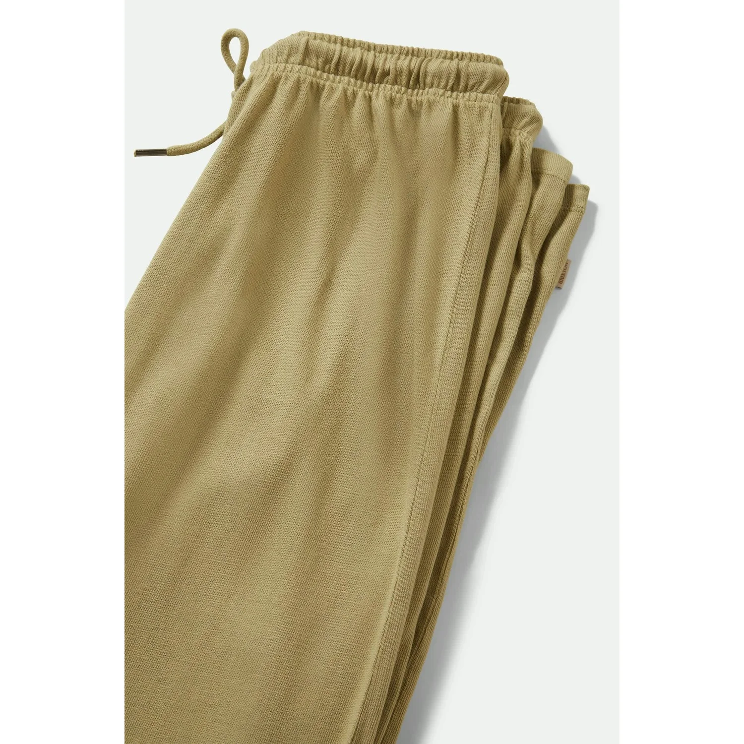 Carefree Organic Lounge Pant Pantalon de jogging, taille à cordon, beige, tissu tricoté