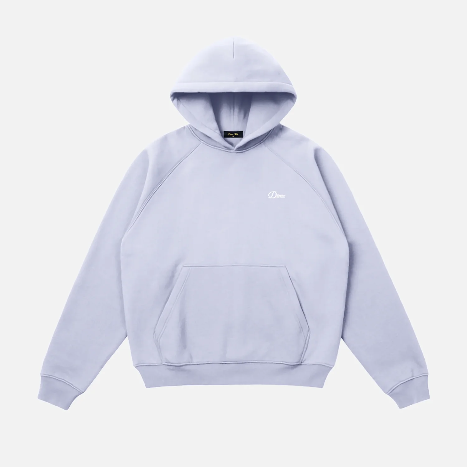 Cursive Small Logo Hoodie Dime Cursive Small Logo Hoodie Gray Lavender