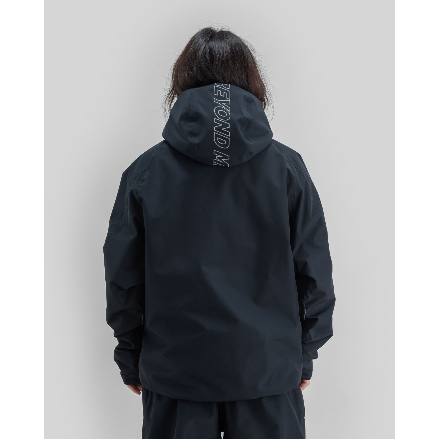 Nostalgia Jacket 2L Veste à capuche, bleu foncé, coupe-vent, vue de dos, légère