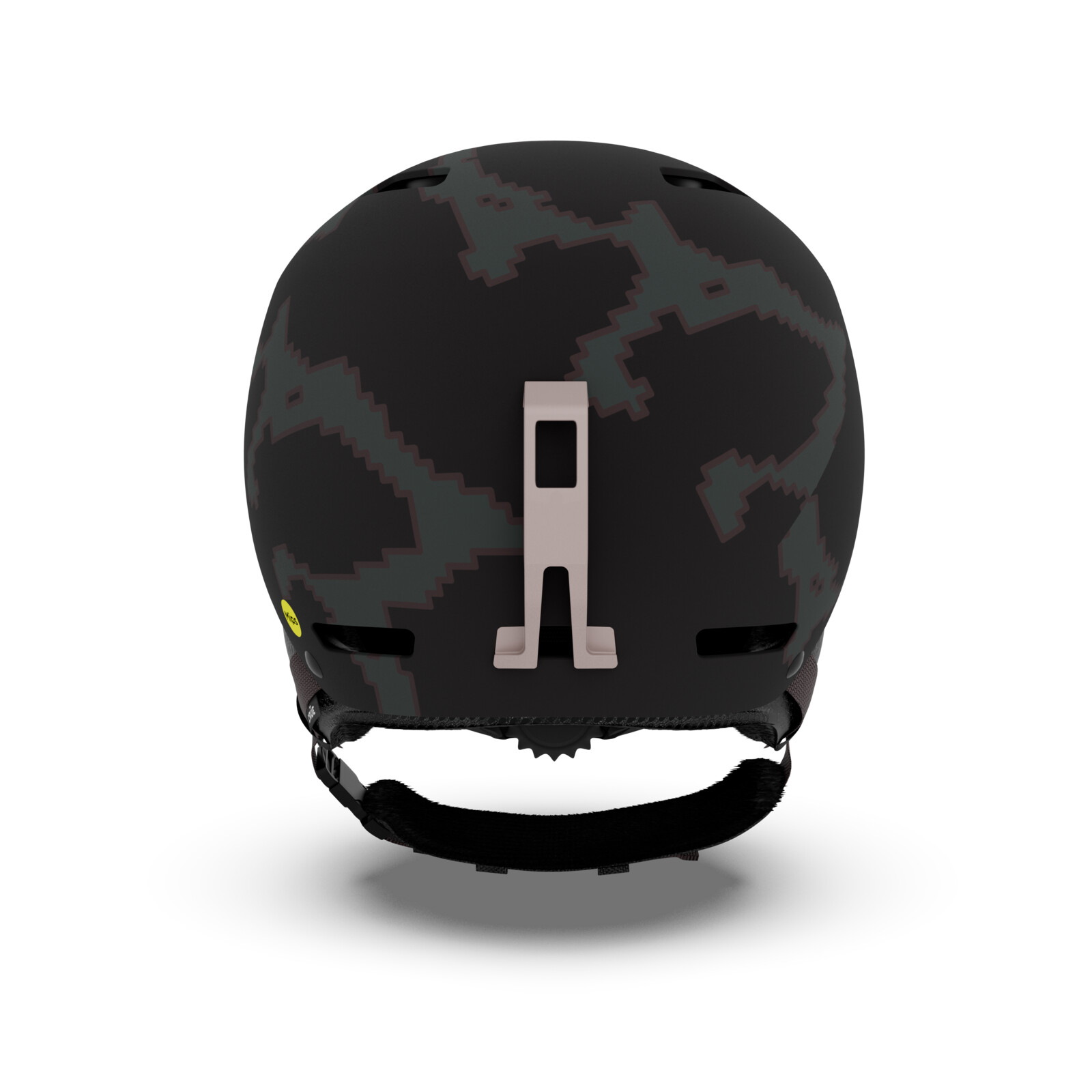casque, modèle, gris foncé, sangle réglable